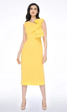 Rochie cu fundă maxi